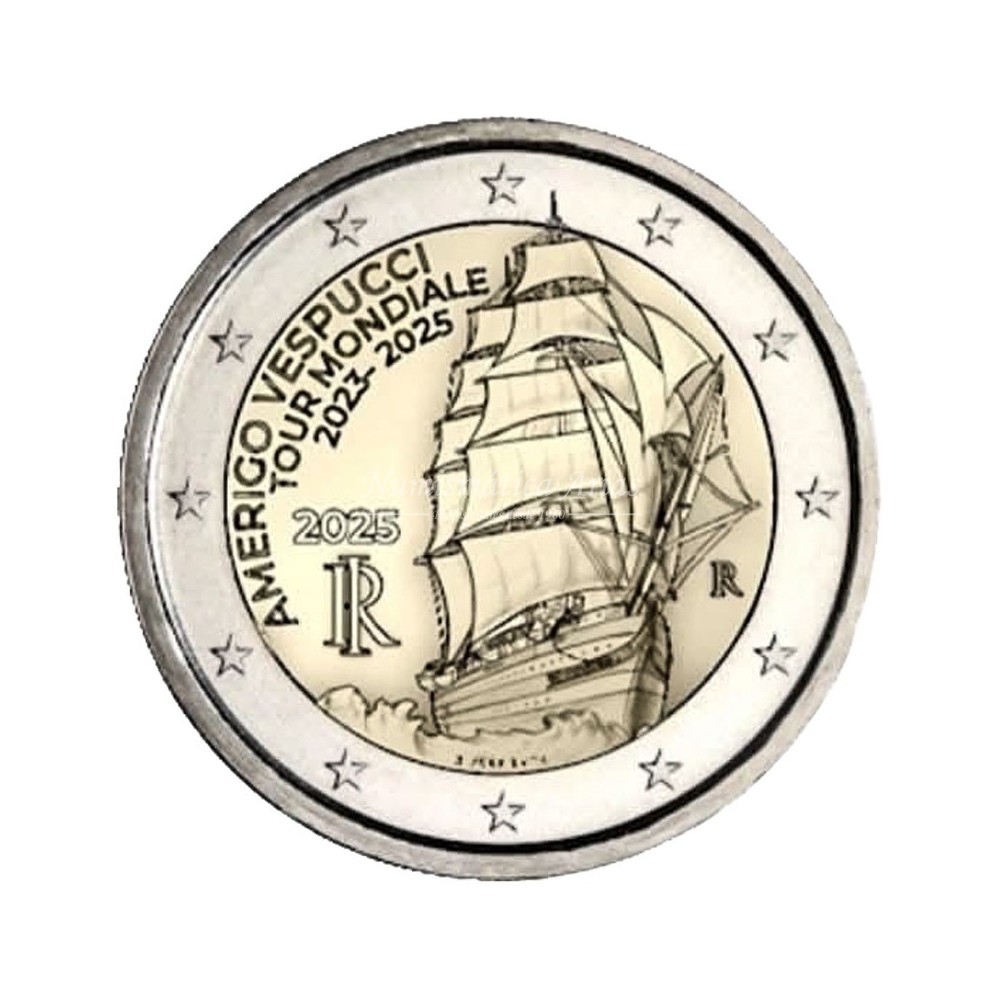 2€ 2025 Italia - Americo Vespuccio