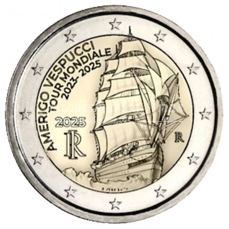 2€ 2025 Italia - Americo Vespuccio