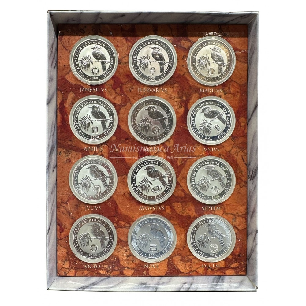 AUSTRALIA 2000 - Millennium privy mark set (12 x 1 oz.)