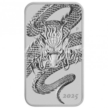 1 oz. AUSTRALIA 2025 - Dragon rectangular