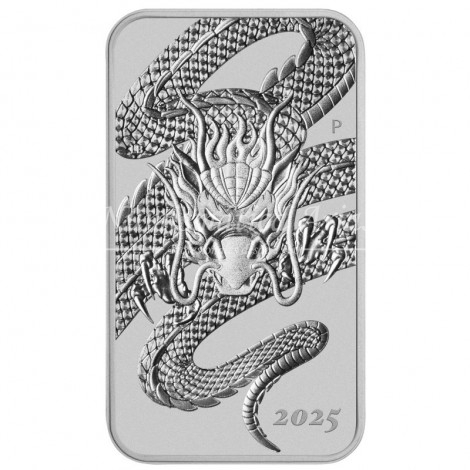 1 oz. AUSTRALIA 2025 - Dragon rectangular
