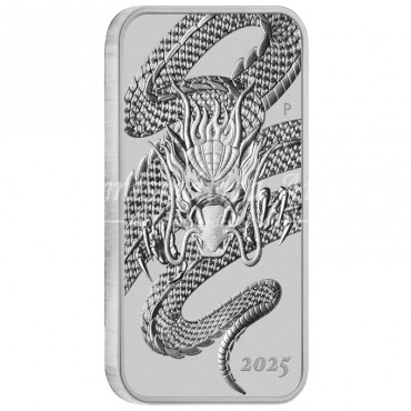 1 oz. AUSTRALIA 2025 - Dragon rectangular