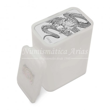 1 oz. AUSTRALIA 2025 - Dragon rectangular