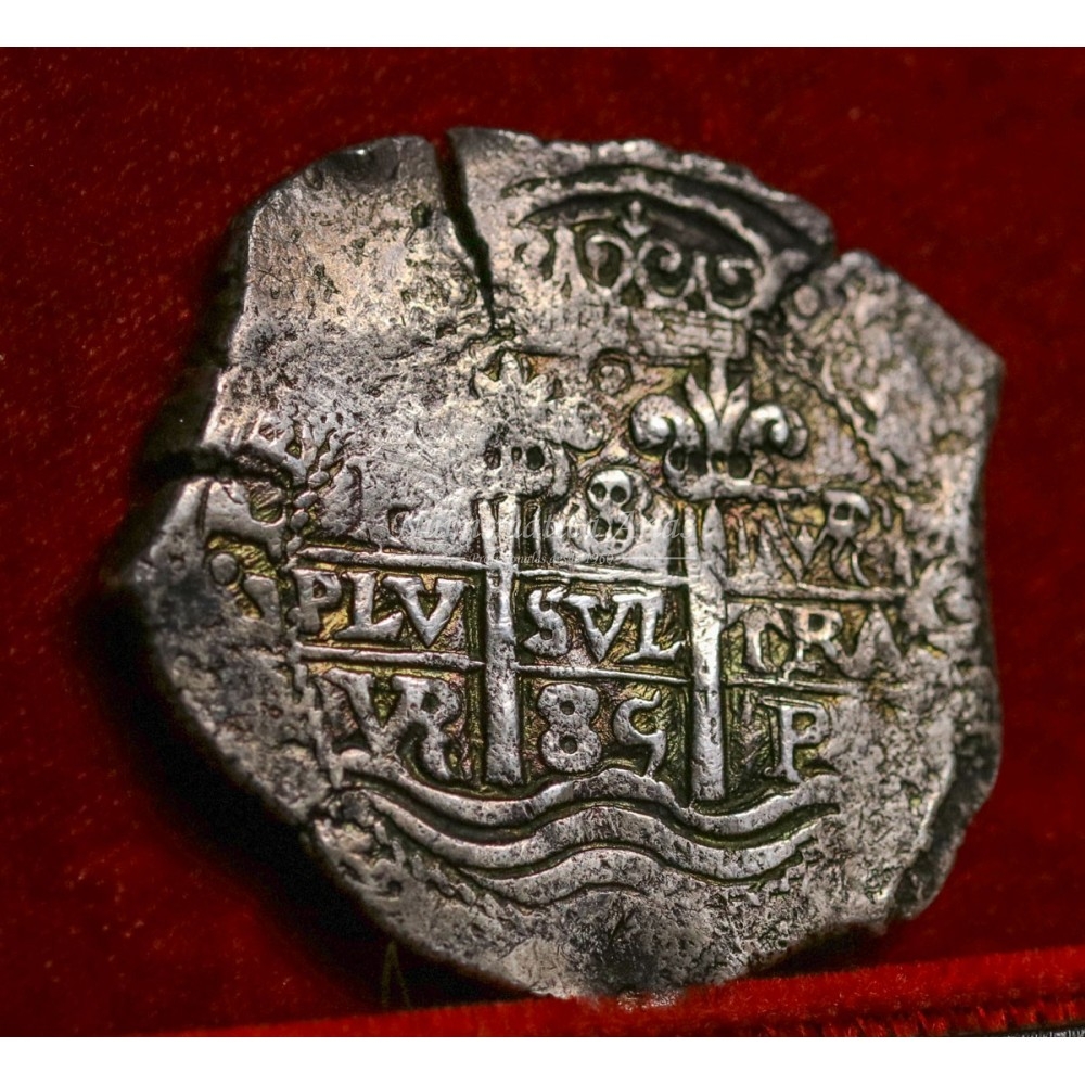 Carlos II. 8 Reales. 1685. Potosí. Ensayador: VR. MBC+.