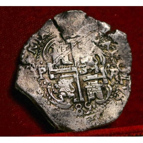 Carlos II. 8 Reales. 1685. Potosí. Ensayador: VR. MBC+.