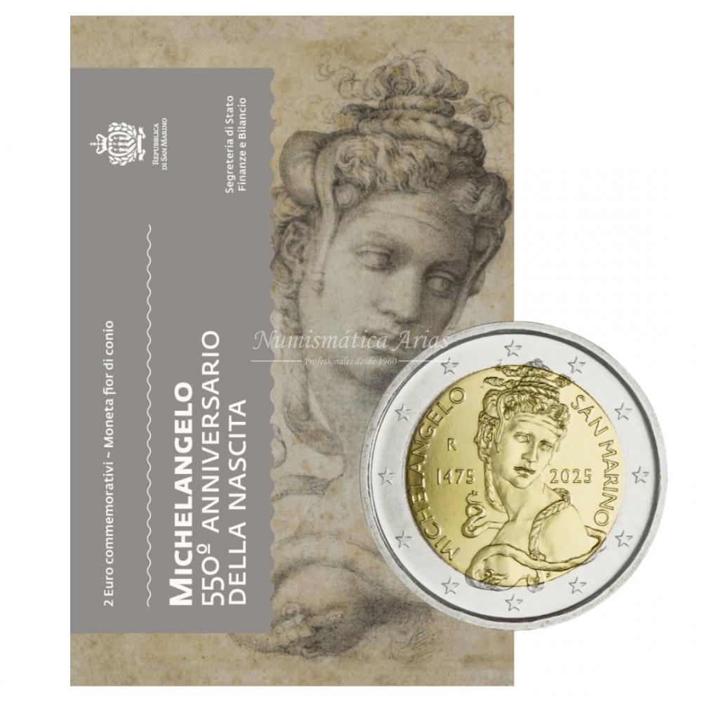 2€ 2025 San Marino - Miguel Ángel
