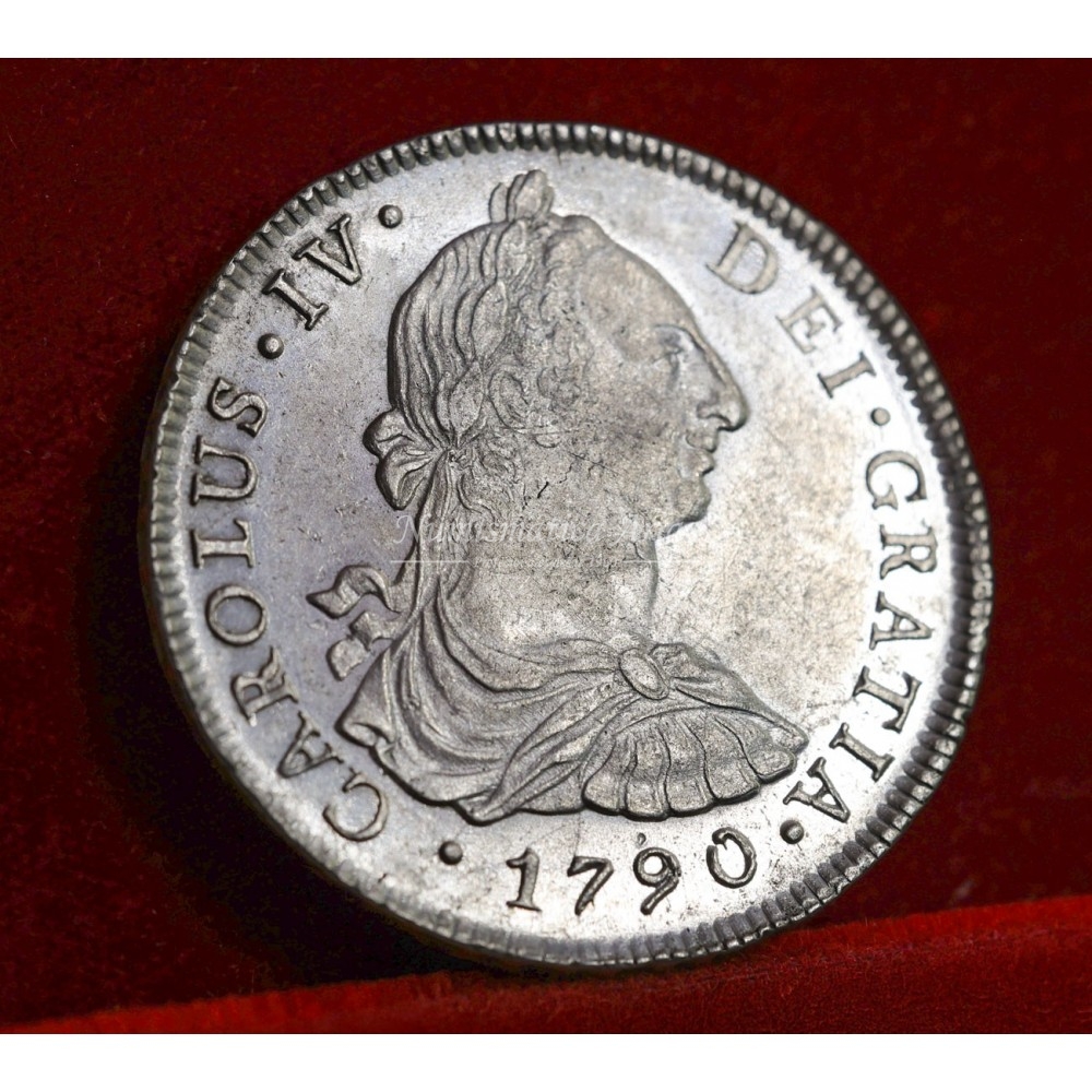 Carlos IV. 8 reales. 1790. Lima. Ensayador: IJ. SC-
