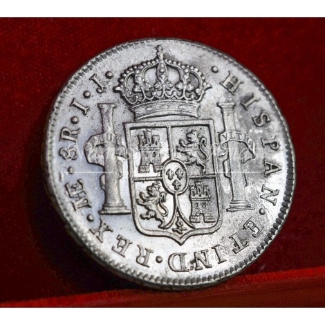 Carlos IV. 8 reales. 1790. Lima. Ensayador: IJ. SC-