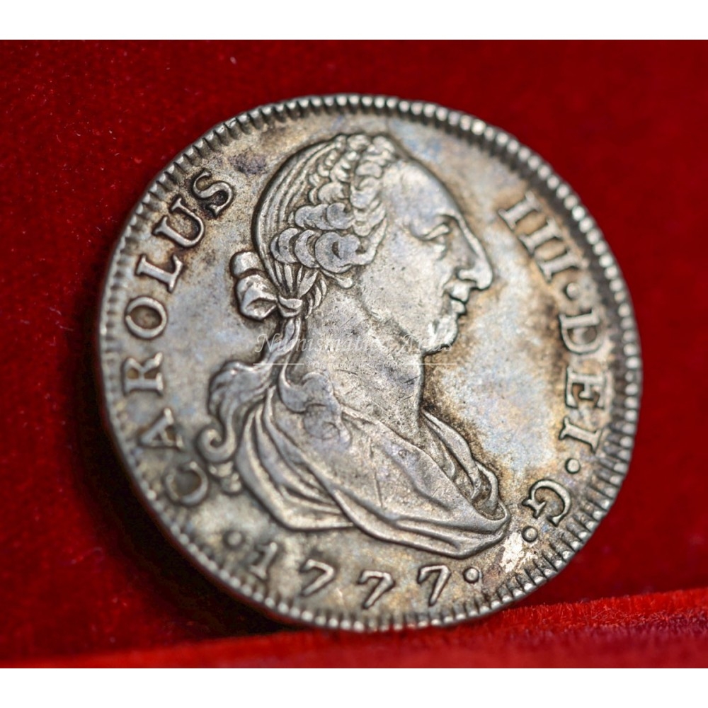 Carlos III. 4 reales. 1777. Madrid. Ensayador: PJ. EBC-