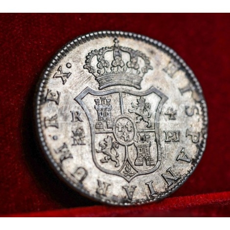 Carlos III. 4 reales. 1777. Madrid. Ensayador: PJ. EBC-