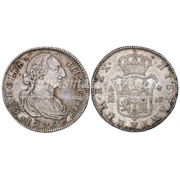 Carlos III. 4 reales. 1777. Madrid. Ensayador: PJ. EBC-