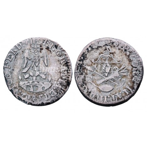 Fernando VII. 1 real. 1812. Tlalpujahua. MBC+