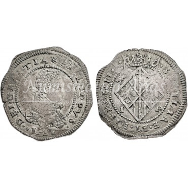 Felipe III. Escudo de 10 tarì. 1611. Messina. Ensayador: IP. EBC-
