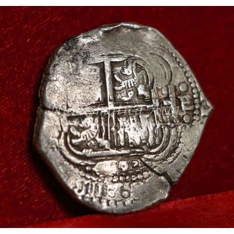 Felipe IV. 8 reales. 1653. Potosí. Ensayador: E. MBC-