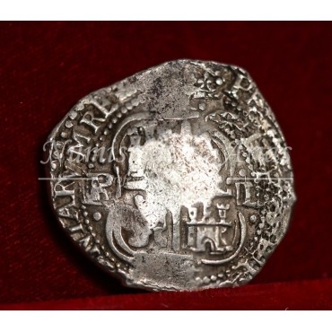 Felipe IV. 8 reales. 1666. Potosí. Ensayador: E. MBC