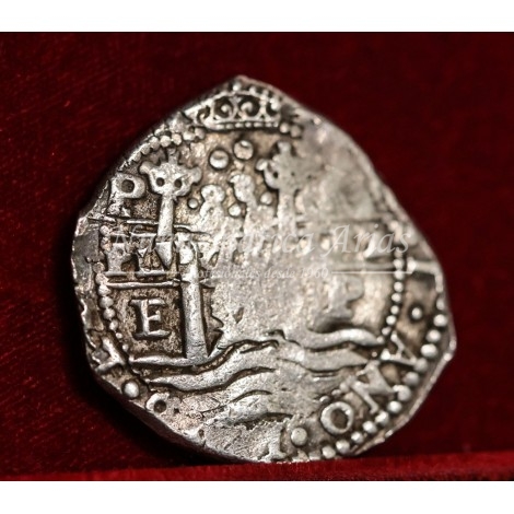 Felipe IV. 8 reales. 1666. Potosí. Ensayador: E. MBC