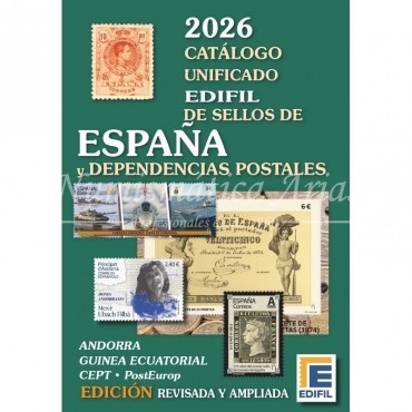 Catálogo Edifil España y colonias 2026 (tapa dura)