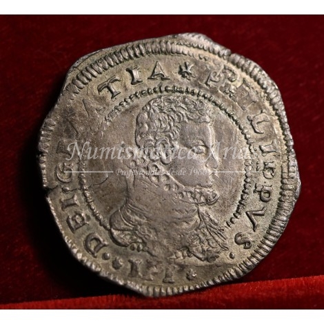 Felipe III. Escudo de 10 tarì. 1611. Messina. Ensayador: IP. EBC-
