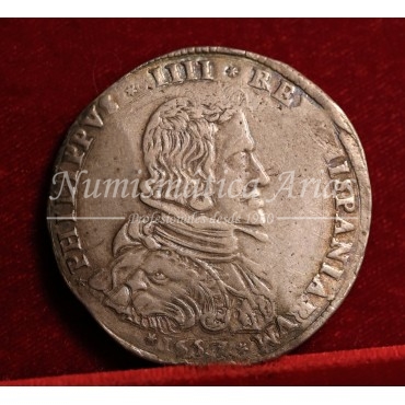 Felipe IV. Ducatón. 1657. Milán. MBC+