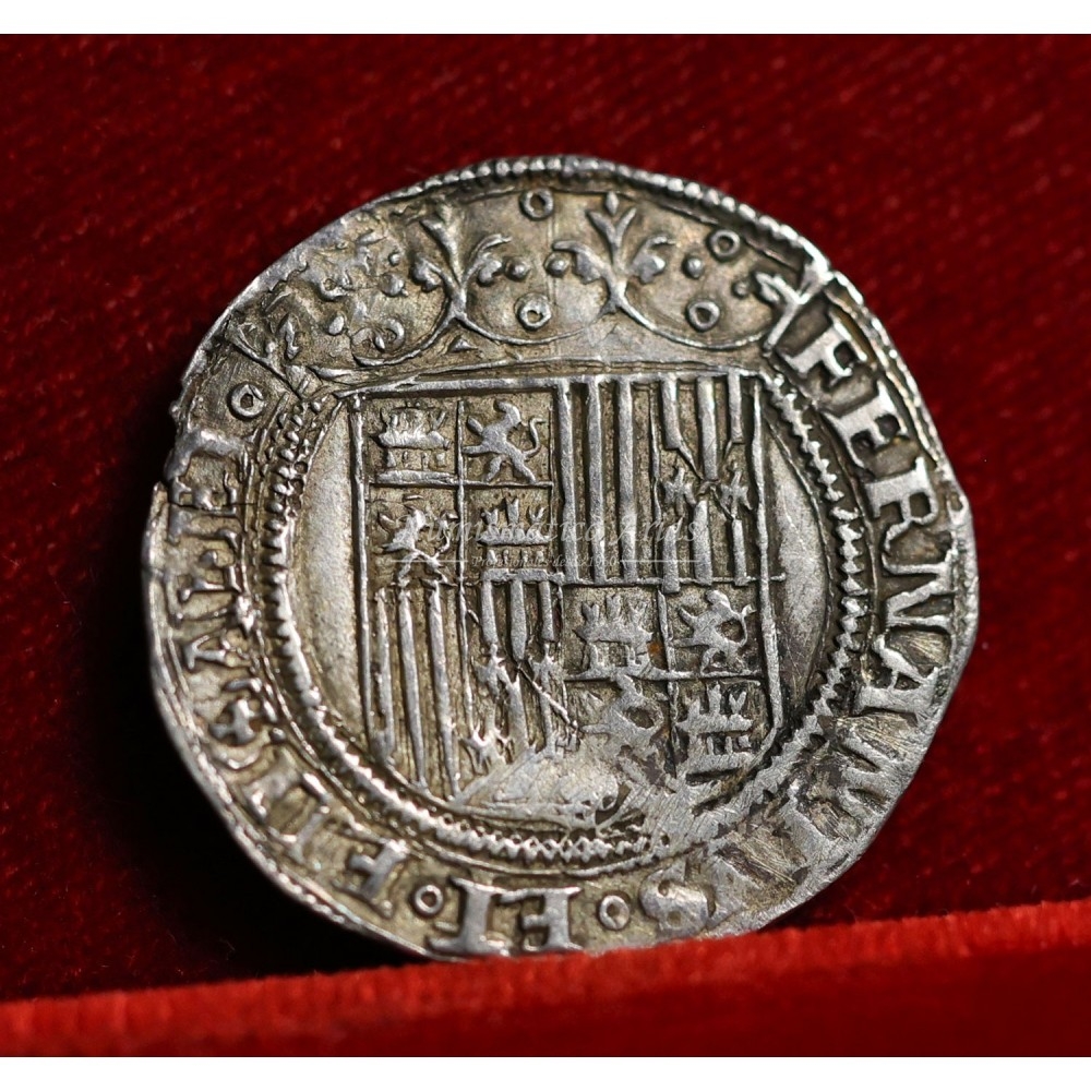 Reyes Católicos. 1 real. Sevilla. S/F.