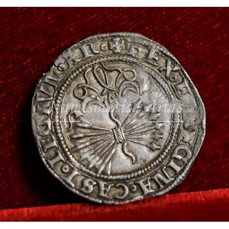 Reyes Católicos. 1 real. Sevilla. S/F.