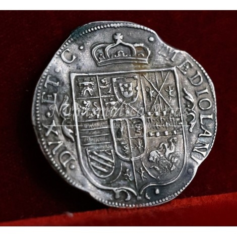 Carlos III pretendiente. 1707. 1/2 Felipe. Milán. EBC+