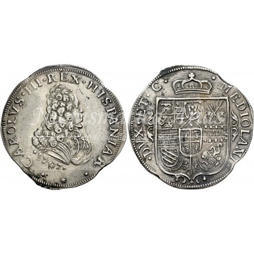 Carlos III pretendiente. 1707. 1/2 Felipe. Milán. EBC+