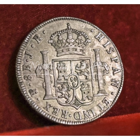 Carlos III. 8 reales. 1774. Potosí. Ensayador: JR. EBC-