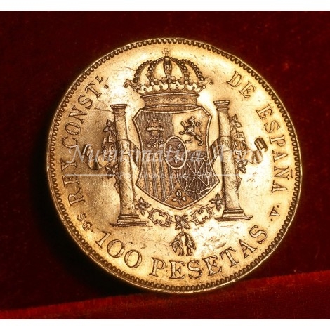 Alfonso XIII. 100 ptas. 1897*97. SG V. EBC