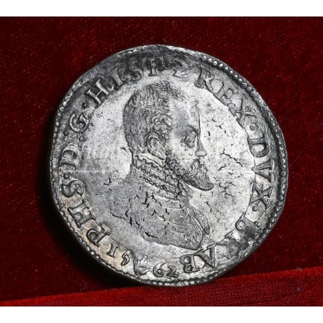 Felipe II. Ecu. Amberes. 1562. EBC