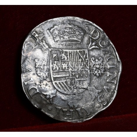 Felipe II. Escudo. Amberes. 1577. EBC