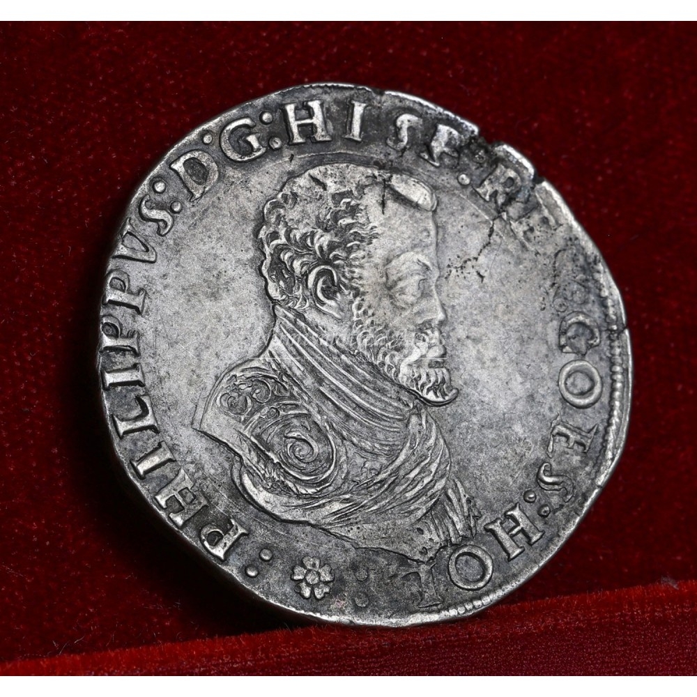 Felipe II. 1/2 Ecu. Holanda. 1562/67. EBC