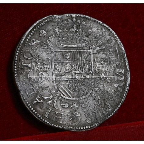 Felipe II. Ecu. 1557. Gueldres. EBC-