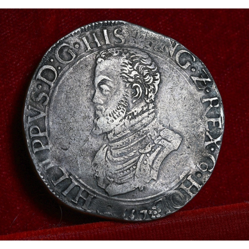 Felipe II. Ecu. 1557. Holanda. MBC+