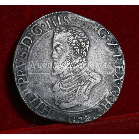 Felipe II. Ecu. 1557. Holanda. MBC+