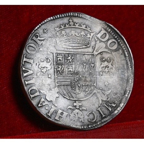 Felipe II. Ecu. 1563. Overijssel. EBC