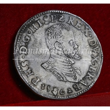 Felipe II. Escudo. 1562. Amberes.