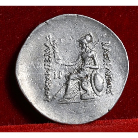 Tetradracma. Tracia. Lisímaco. 200-190 a.C. EBC-