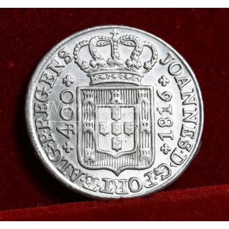 Portugal. Joao VI. 400 reis. 1816. EBC