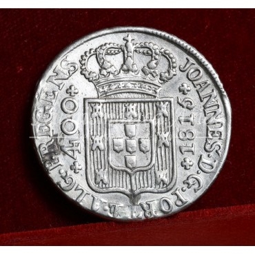 Portugal. Joao principe regente. 400 reis. 1815. EBC-