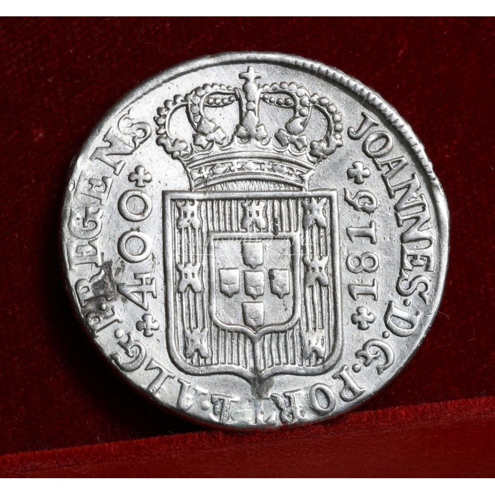 Portugal. Joao principe regente. 400 reis. 1815. EBC-