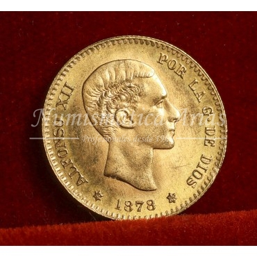 10 ptas 1878*19/62. DE M....