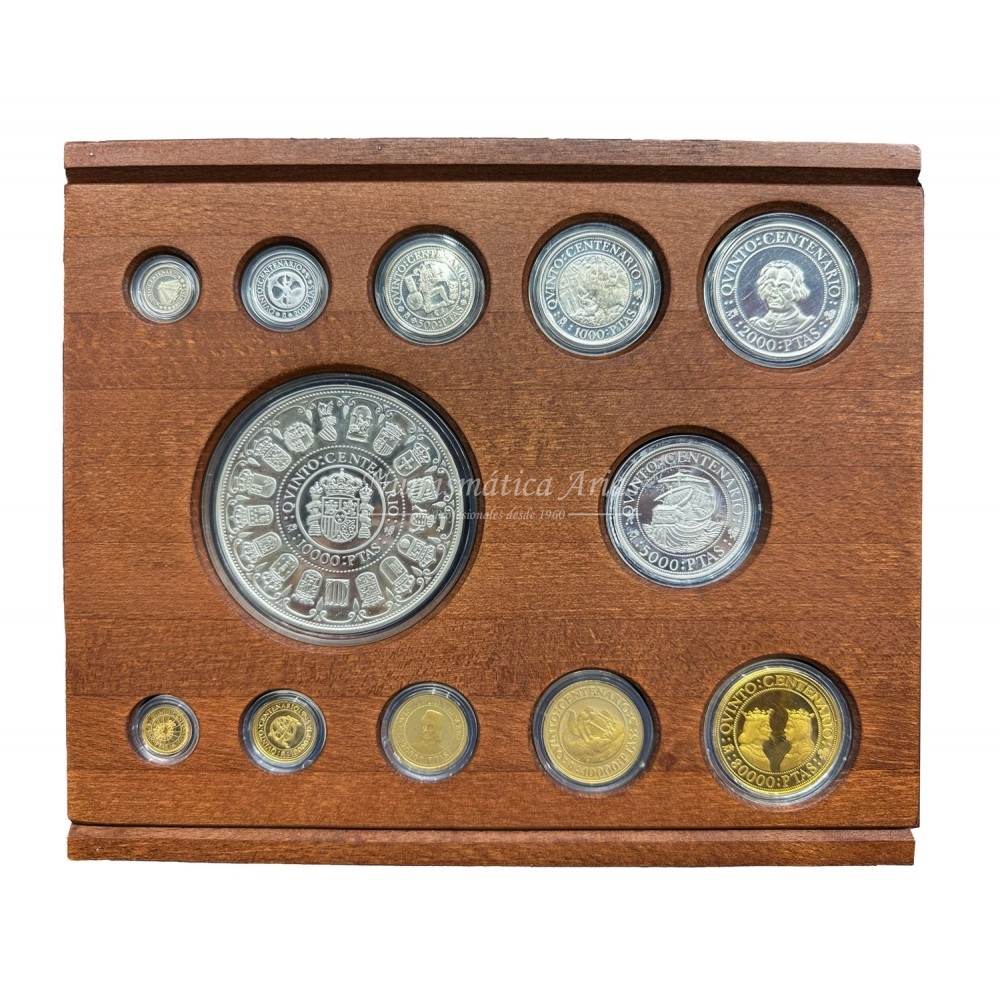 SERIE V CENTENARIO DESCUBRIMIENTO AMERICA (1989) FNMT