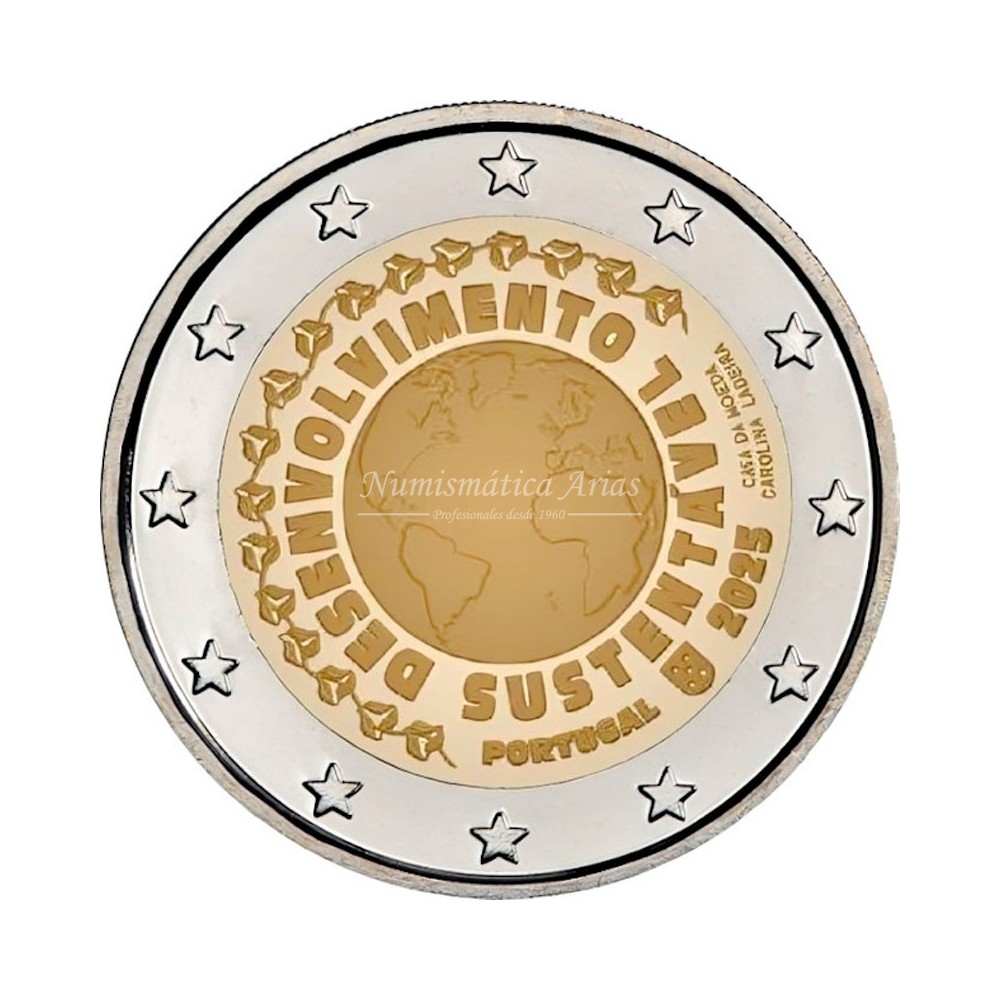 2€ 2025 Portugal - Desarrollo sostenible