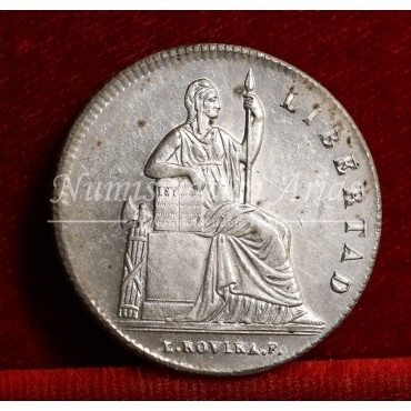 México. 1843. Jura de la Constitución. Medalla. SC-.