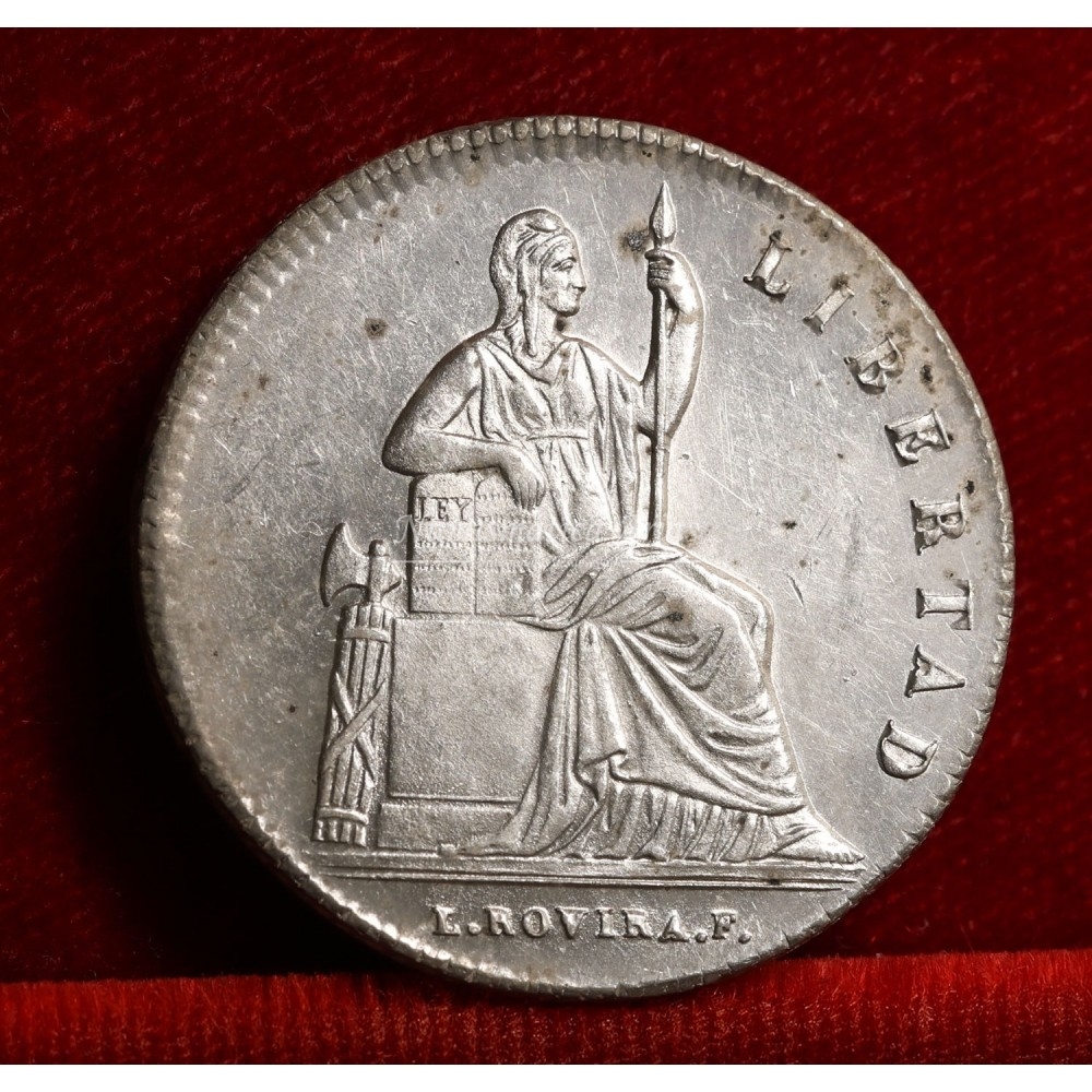 México. 1843. Jura de la Constitución. Medalla. SC-.