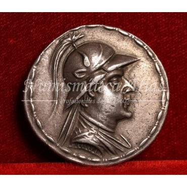 Bactria. Eukratides I Megas. Tetradracma. 170-145 a. C. EBC-