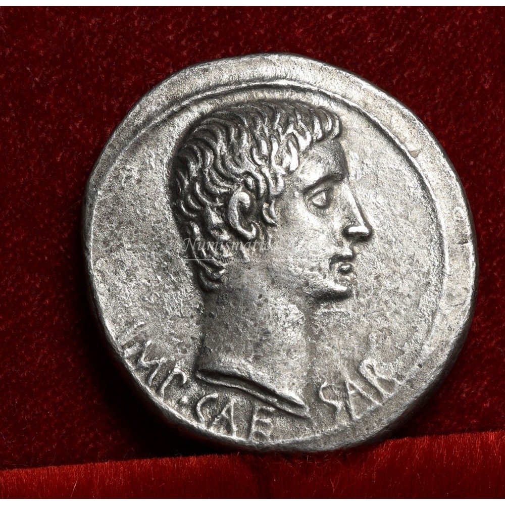 Augusto. Tetradracma (25 a.C.). Éfeso. RIC. 477. EBC