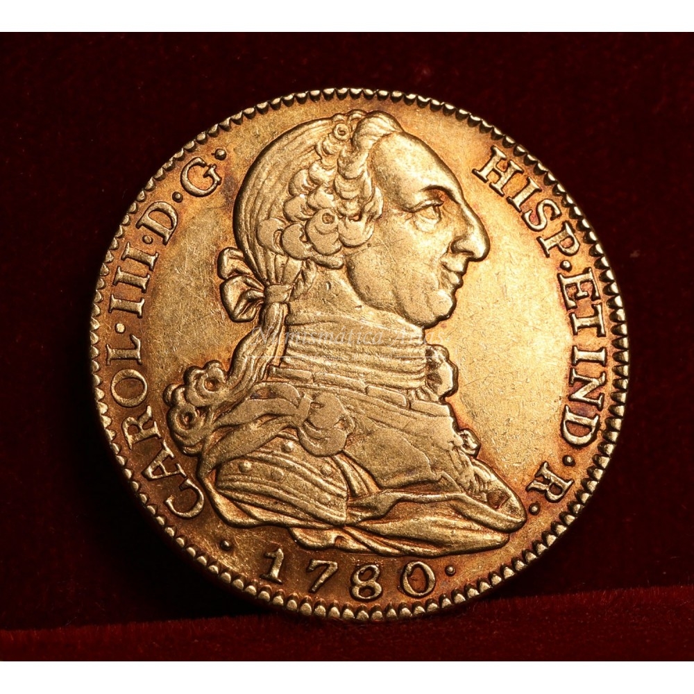 Carlos III. 4 escudos. 1780. Madrid. Ensayador: PJ. EBC-