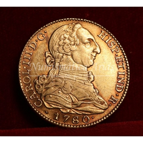 Carlos III. 4 escudos. 1780. Madrid. Ensayador: PJ. EBC-